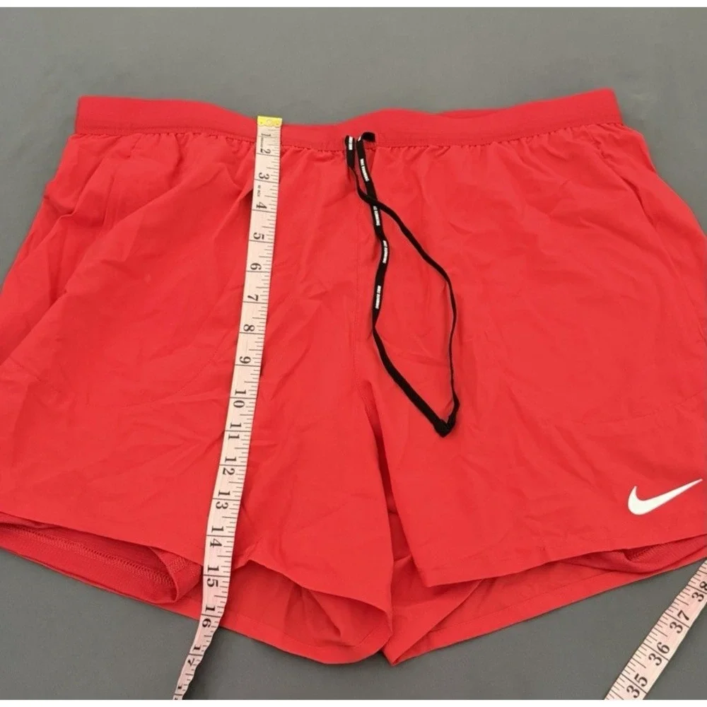 Nike Running Shorts Mens Size XXL Red Black Lined Standard Fit CJ5467-657 NEW
